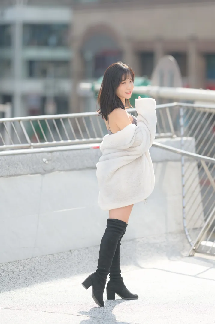 [Mzsock] NO.215 YoYo denim shorts and boots street photography#[105P]-6